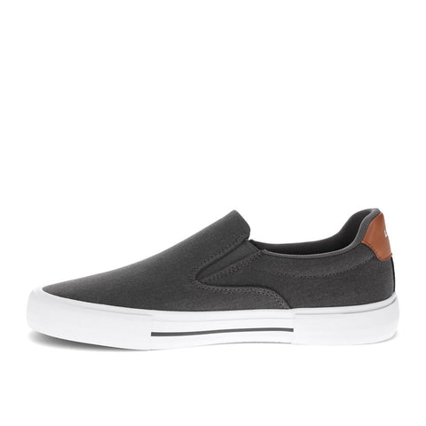 Levi's Men's Gray Wes Synthetic Leather Casual Slip On Sneaker |Levi's In Lebanon