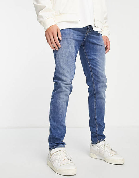 Asos Design Men's Blue Jeans ANF410 (LR 50) shr(st6)