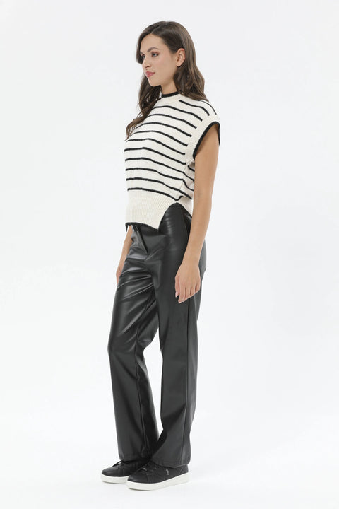 Big Dart Women's Beige Short Sleeve Sweater | Big Dart In Lebanon