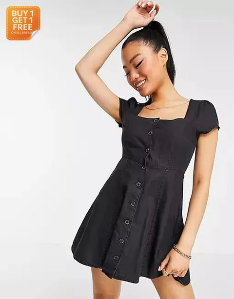 Asos Design  Women's Black Dress ANF1007