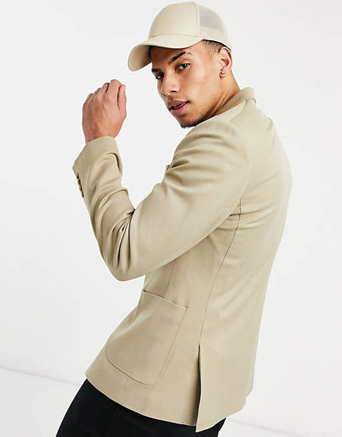 ASOS Design  Men's Ecru Blazer ANF173 (AN65,AN70) SHR