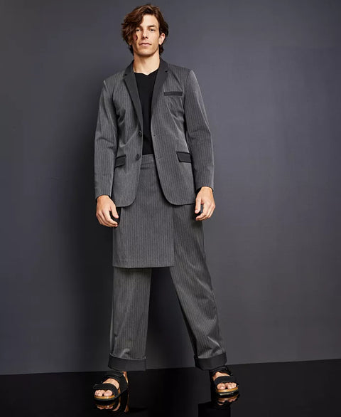 Royalty by Maluma Men's Gray Blazer ABF3067