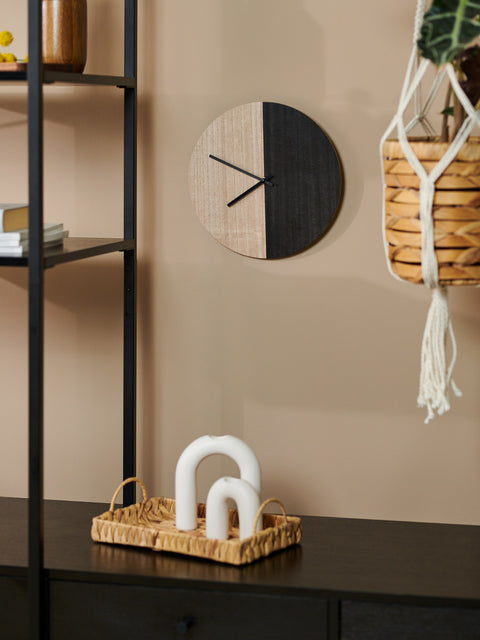 Sinsay Beige & Black Wall Clock | Sinsay In Lebanon