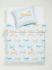 Sinsay Kids Light Blue Airplane Print 160 cm x 200 cm Bedding Set | Sinsay in Lebanon