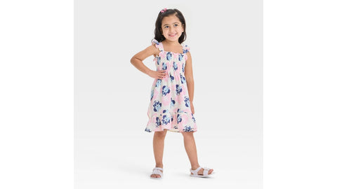 Disney  Baby Girl's Pink Minnie Mouse Woven Gauze Dress   | Disney  in Lebanon