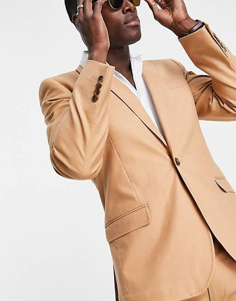 ASOS Design  Men's Camel Blazer ANF402