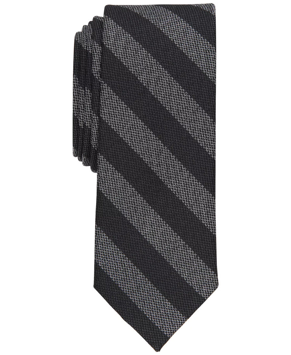 Bar III Men's Black Arrow Striped Skinny Tie | Bar III in Lebanon