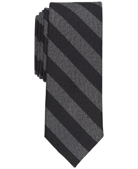 Bar III Men's Black Arrow Striped Skinny Tie | Bar III in Lebanon