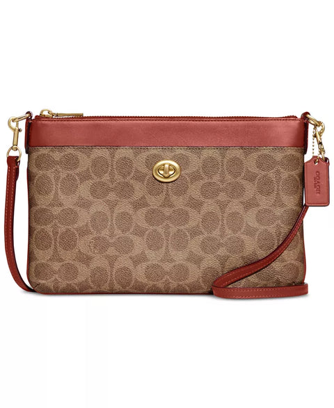 Coach Women's Coated Canvas Signature Polly Crossbody | Coach In Lebanon