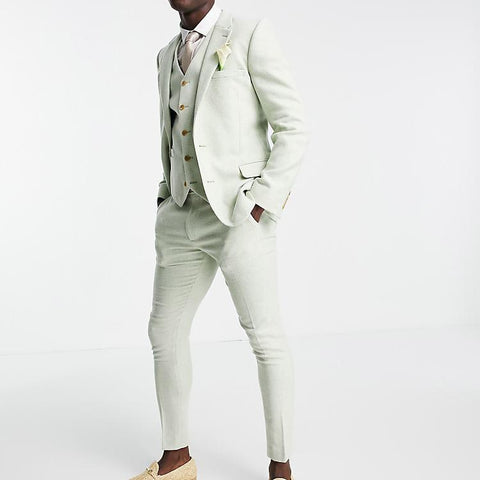 ASOS DESIGN  Men's Light Green Trouser ANF2361