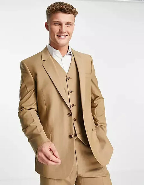 ASOS Design Men's Beige Blazer ANF1405