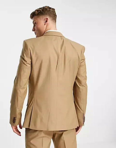 ASOS Design Men's Beige Blazer ANF1405