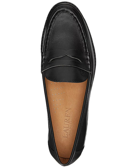 Lauren Ralph Lauren Women's Black Wynnie Loafers | Lauren Ralph Lauren In Lebanon