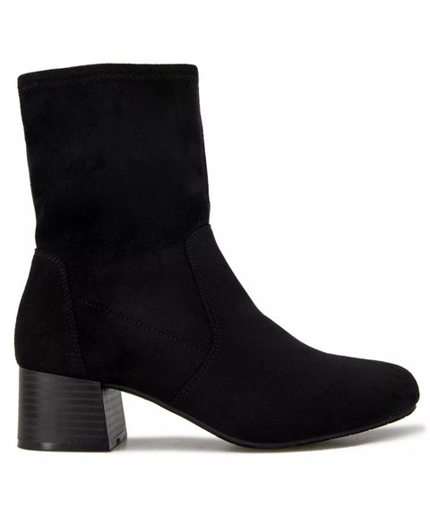 Kenneth Cole Reaction Women's Black Road Stretch Block Heel Boot | Kenneth Cole Reaction In Lebanon