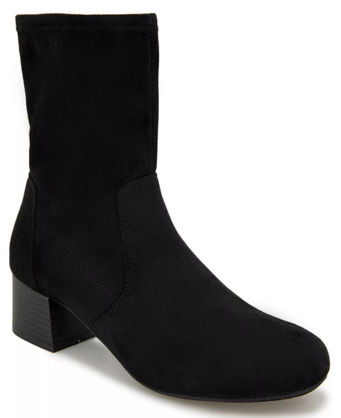 Kenneth Cole Reaction Women's Black Road Stretch Block Heel Boot | Kenneth Cole Reaction In Lebanon