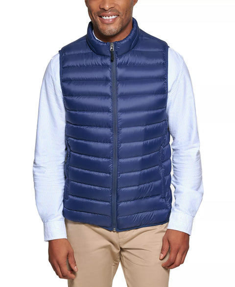 Club Room Men's Blue Quilted Packable Puffer Vest  | Club Room In Lebanon
