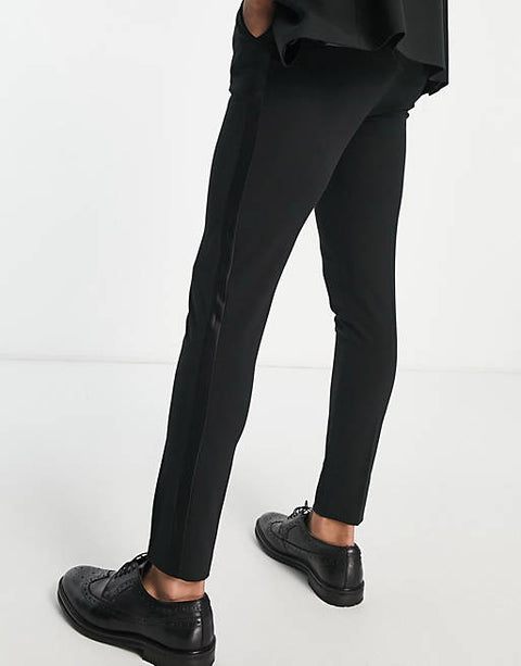 Asos Design Men's Black Trouser ANF600 (AN19)