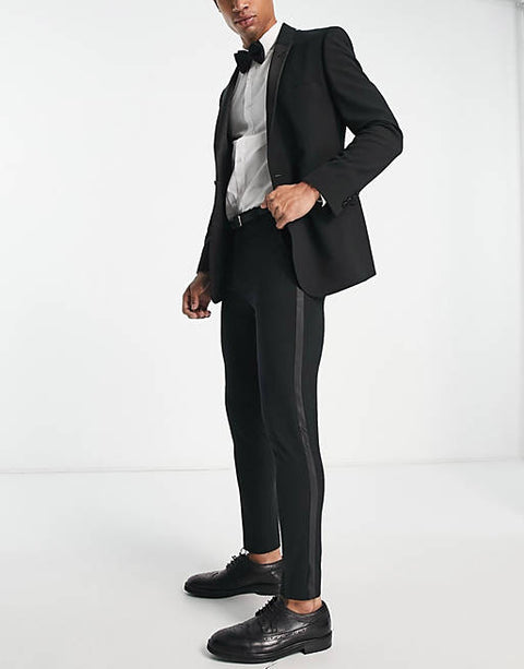 Asos Design Men's Black Trouser ANF600 (AN19)