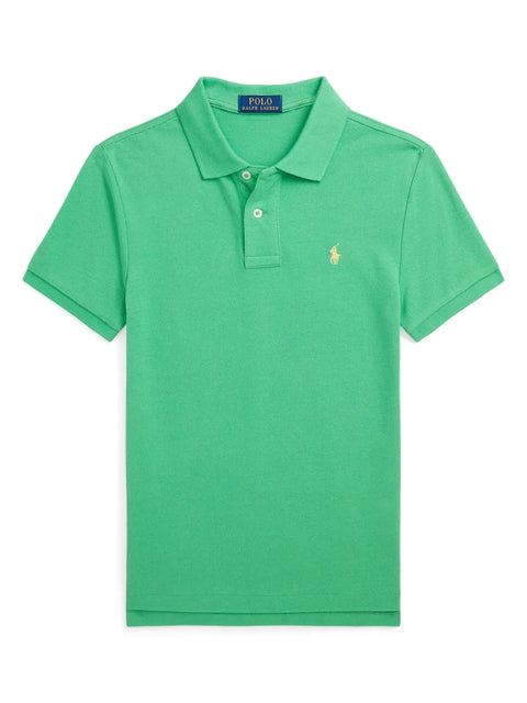 Polo Ralph Lauren Men's Green Classic-Fit Mesh Polo T-Shirt | Polo Ralph Lauren  In Lebanon
