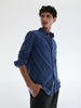 Sinsay Men's Navy Regular Fit Shirt | Sinsay In Lebanon