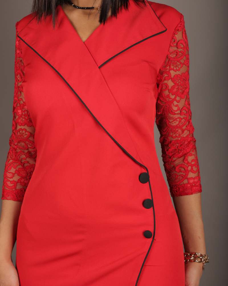 Nuvola Women's Red Dress FA262