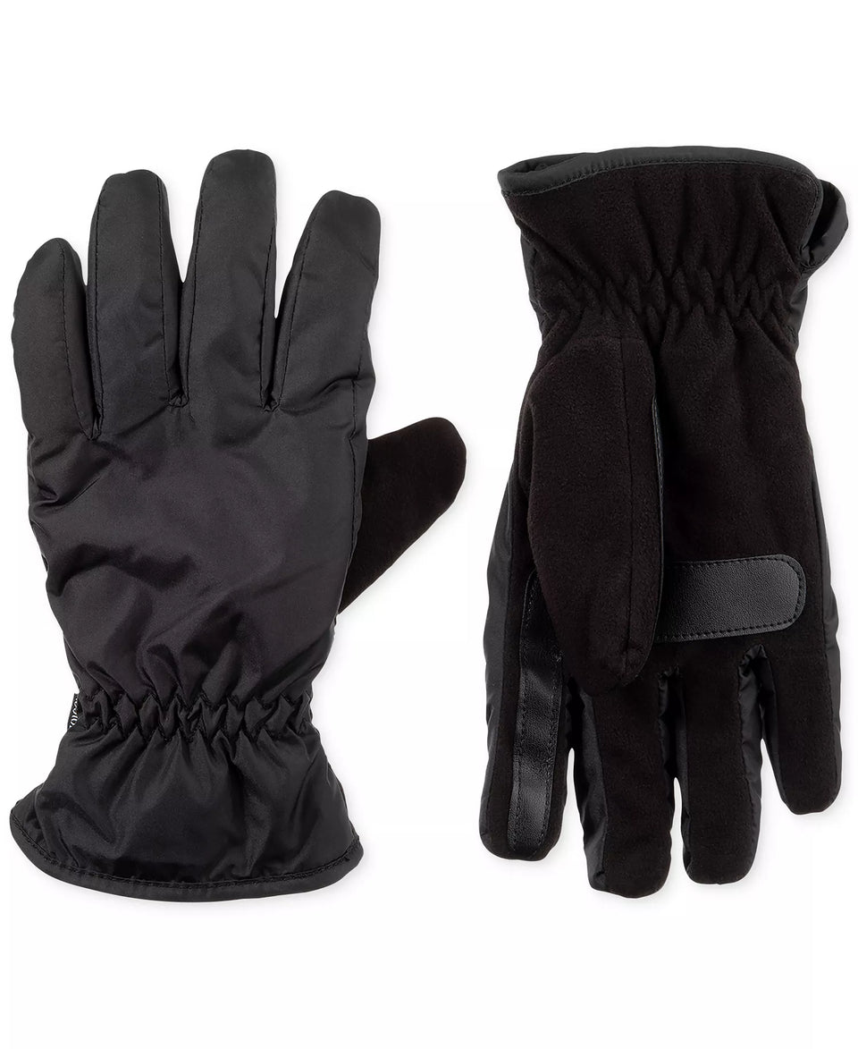 Isotoner Men's Black Insulated Water-Repellent Active Gloves | Isotoner In Lebanon