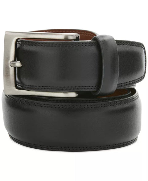 Perry Ellis Portfolio Men's Black Leather Dress Belt | Perry Ellis Portfolio In Lebanon