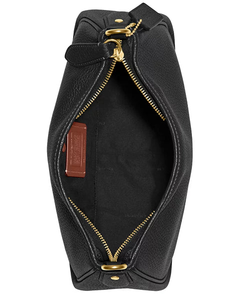 Coach Women's Black Small Soft Pebble Leather Cary Crossbody & Handbag |Coach In Lebanon