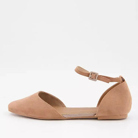 Asos Design Women's Camel Ballerinas ANS761