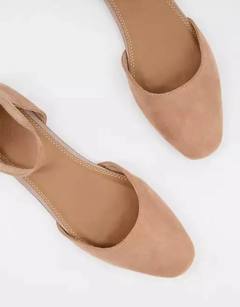 Asos Design Women's Camel Ballerinas ANS761