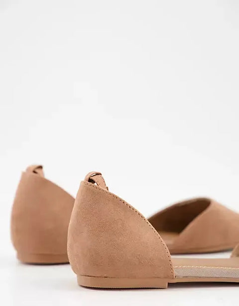 Asos Design Women's Camel Ballerinas ANS761