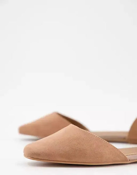 Asos Design Women's Camel Ballerinas ANS761