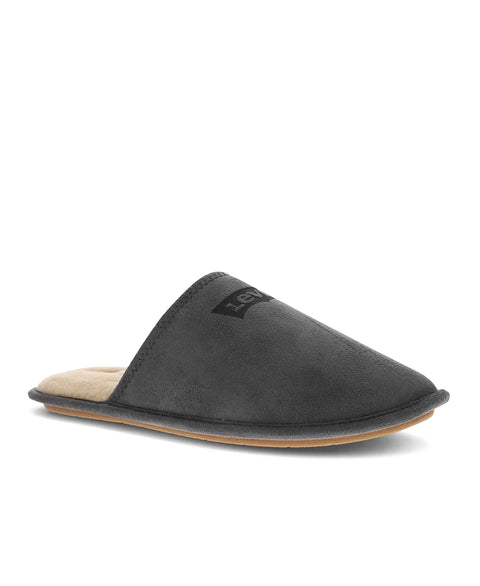 Levi's Men's Charcoal Milton 2 Memory Foam Scuff Slippers | Levi's In Lebanon