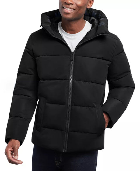 Michael Kors Men's Black Quilted Puffer Jacket |Michael Kors In Lebanon
