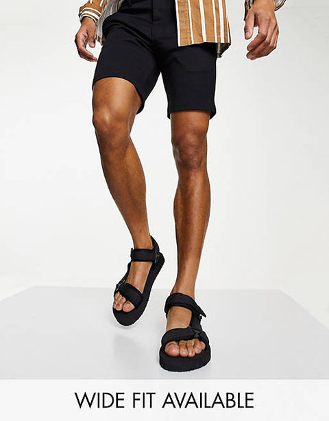 ASOS Design Men's Black Sandal ANS471shr