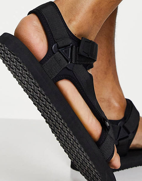 ASOS Design Men's Black Sandal ANS471 shr