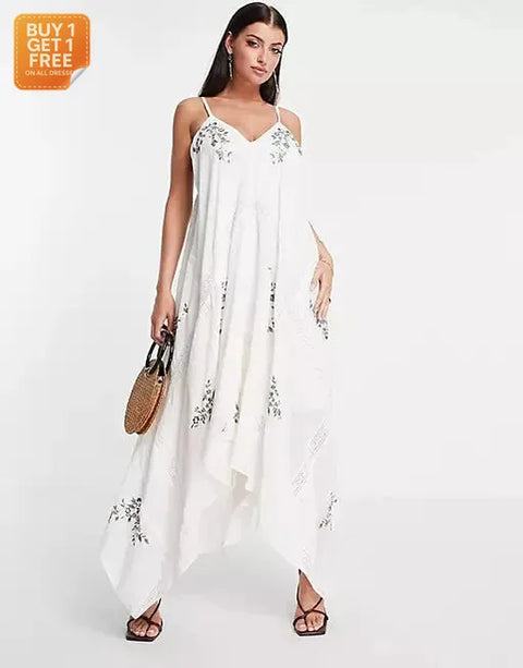 Asos Edition Women's White Dress ANF835