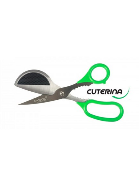 Mori Italy Green Cuterina multifunction scissors phkw1201