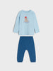 Sinsay Baby Boy's Light Blue & Navy Pajama Set | Sinsay In Lebanon