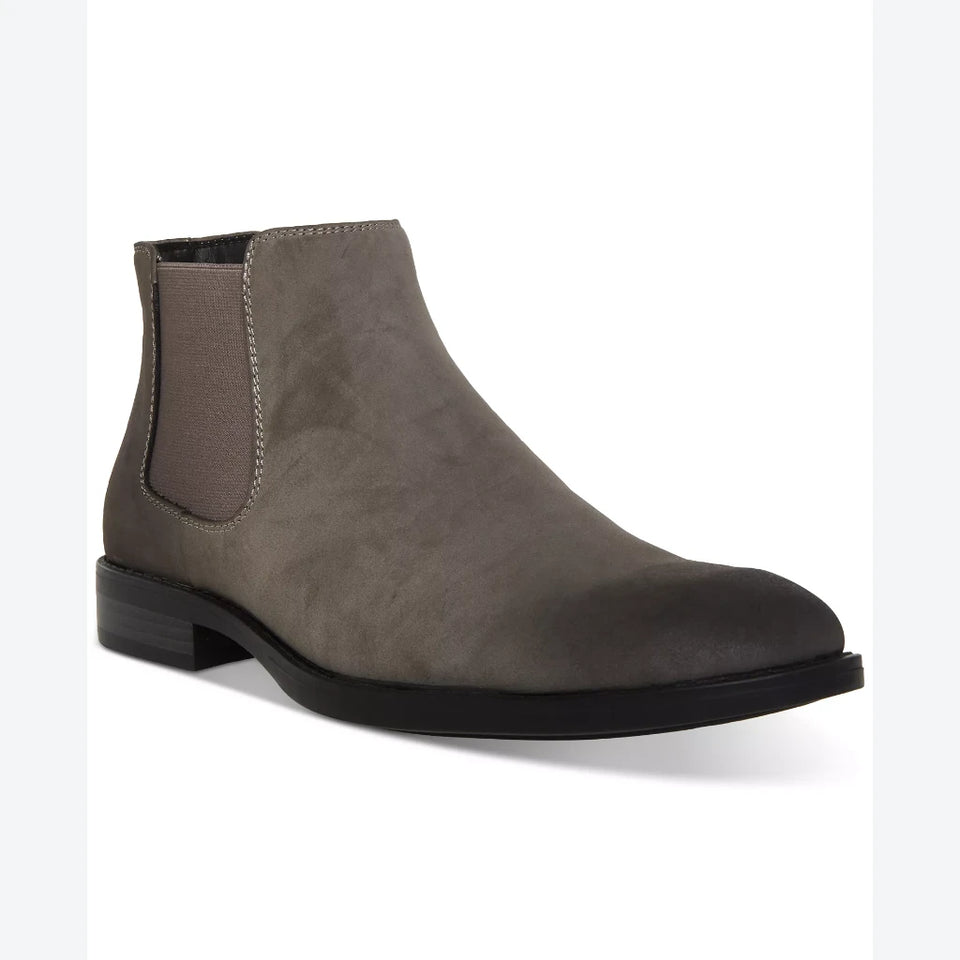 Madden Men's Grey Suede Maxxin Mid Height Chelsea Boot