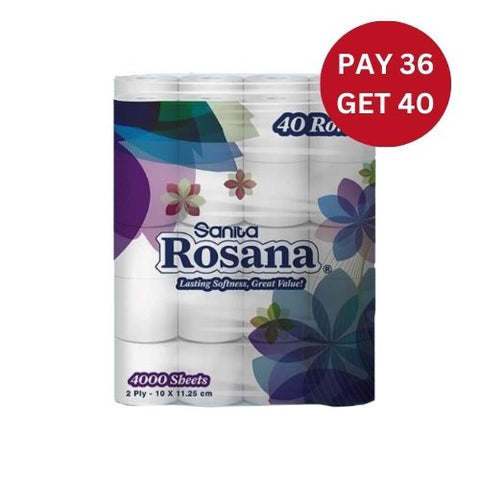 Sanita Rosana Toilet 40 Rolls Pay 36 Get 40 Rolls | Sanita In Lebanon