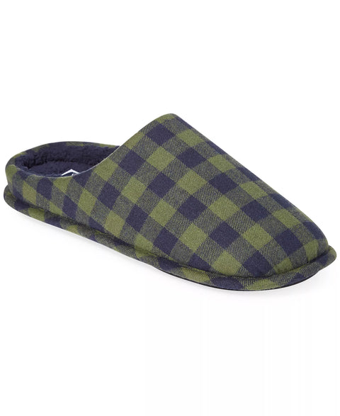 Club Room Men's Multicolor Plaid Slippers |Club Room In Lebanon