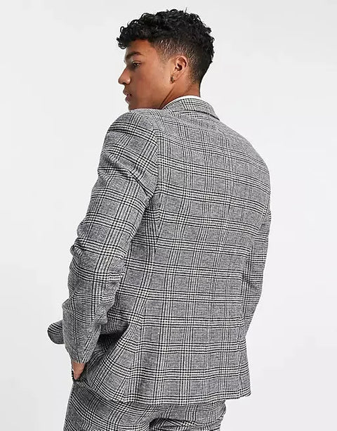 Asos Design Men's Multicolor Blazer ANF1788