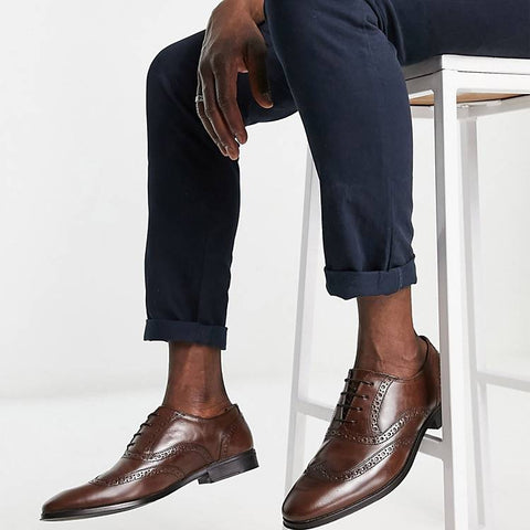 ASOS Design Men's Brown Loafer Shoes ANS334 (Shoes27,50,51,52,53,54,55,56) shr