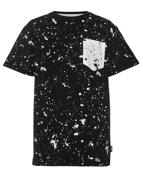 Univibe Boy's Black T-Shirt ABfK367(od26) ShR