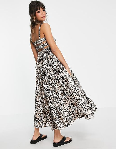 Asos Design Women's Multicolor Dress ANF2823