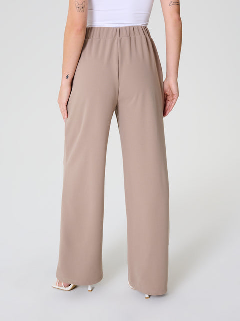 Sinsay Women's Tan Loose Wide Leg Trouser|Sinsay In Lebanon