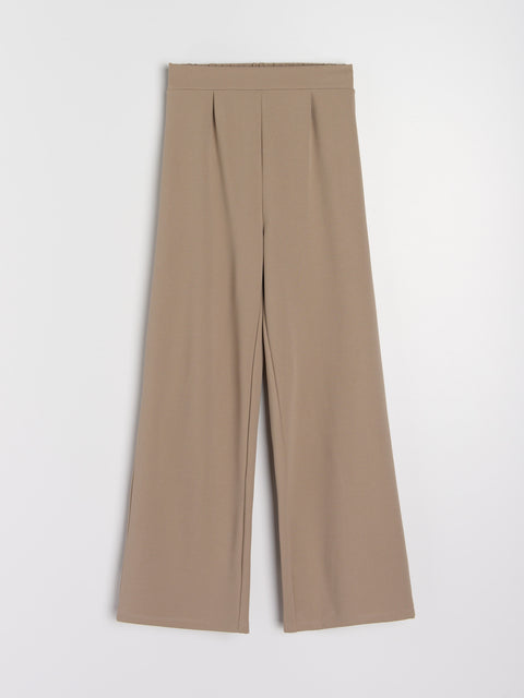 Sinsay Women's Tan Loose Wide Leg Trouser|Sinsay In Lebanon