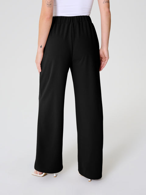 Sinsay Women's Black Loose Wide Leg Trouser|Sinsay In Lebanon