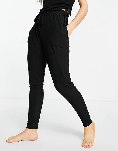 Asos Design Women's Black Sweatpant ANF431 (LR55)(SHR)